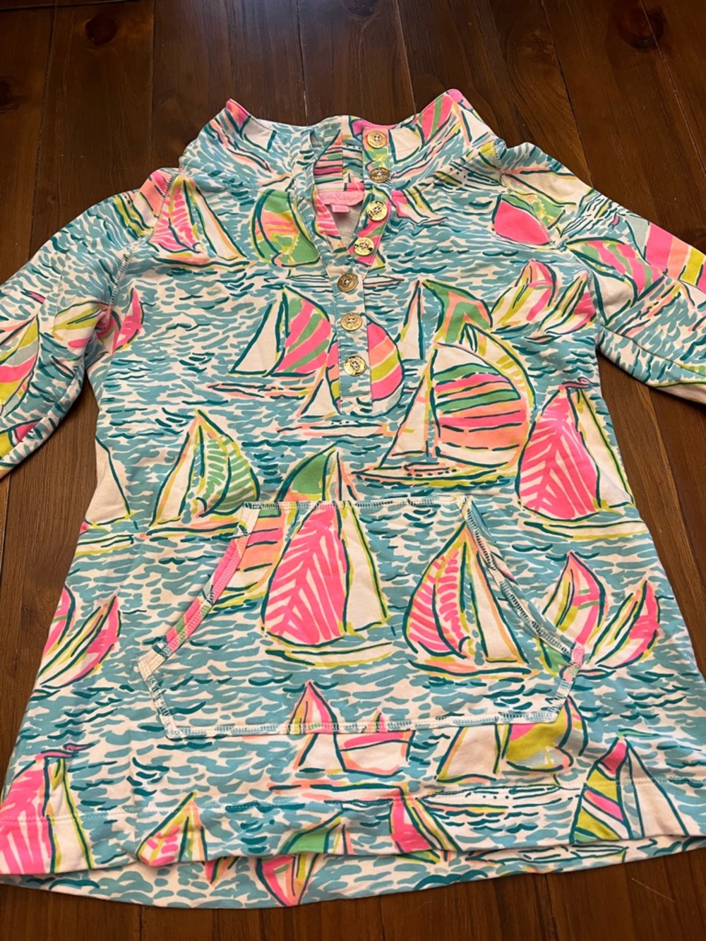 Lilly Pulitzer You Gotta Regatta Captain Popover